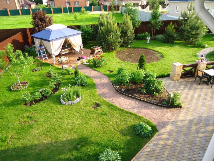 Ландшафтный дизайн садового участка своими руками в 2023 году для начинающих